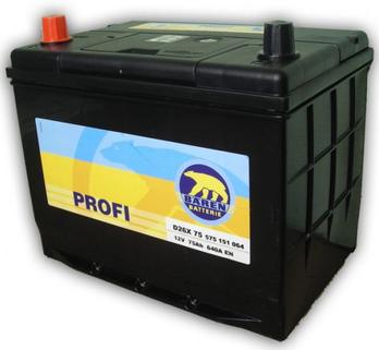 Батарея аккумуляторная "Profi D26X 75", 12В 75А/ч