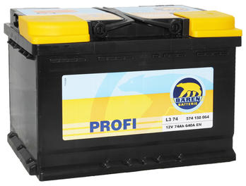 Батарея аккумуляторная "Profi L3 74", 12В 74А/ч