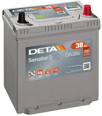 Батарея аккумуляторная Senator 3 DA386, 12В 38А/ч