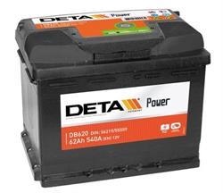 Батарея аккумуляторная Рower DB621, 12В 62А/ч
