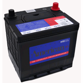 Батарея аккумуляторная "AMERICAN Азия 26550", 12В 60А/ч