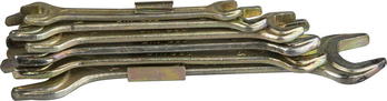 Набор STAYER Ключи "ТЕХНО" рожковые, 6-19мм, 6 предметов