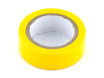 Лента изоляционная ПВХ (PVC) желтая 19 мм х 9,10 м